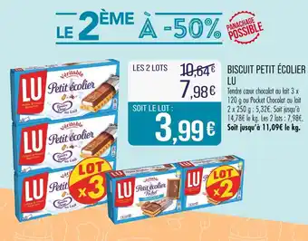 Match LU Biscuit Petit Écolier offre