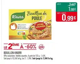 Match KNORR Bouillon de poule offre