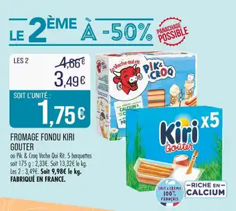 Match Kiri / La vache qui rit Fromage fondu offre