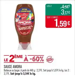 Match Amora Sauce offre