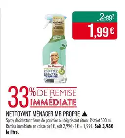 Match MR PROPRE Nettoyant ménager offre