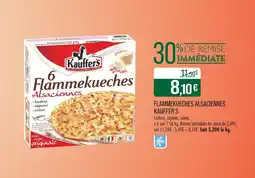 Match Kauffer's Flammekueches Alsaciennes offre