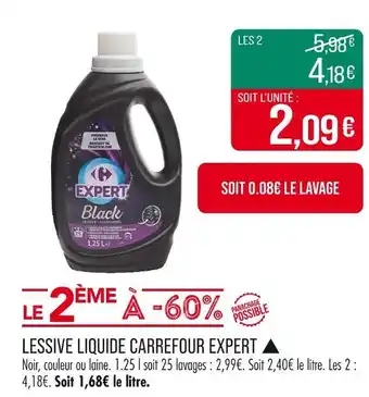 Match CARREFOUR EXPERT Lessive liquide ▲ offre