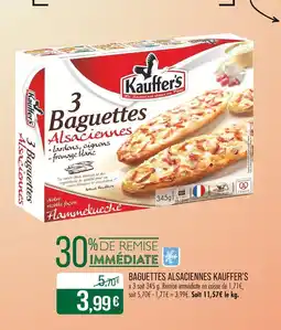 Match KAUFFER’S Baguettes Alsaciennes offre