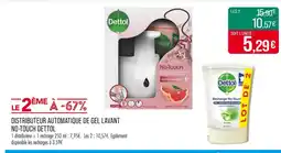 Match DETTOL Distributeur Automatique de Gel Lavant No-Touch offre