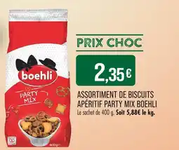 Match BOEHLI Assortiment de biscuits apéritif party mix offre