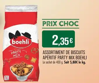 Match BOEHLI Assortiment de biscuits apéritif party mix offre