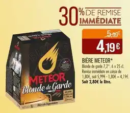 Match METEOR Bière offre