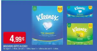 Match KLEENEX Mouchoirs boîtes offre