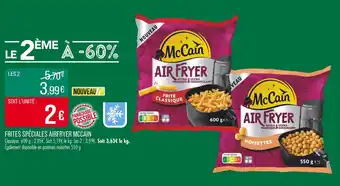 Match McCain Frites Spéciales Airfryer offre