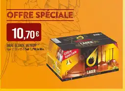 Match METEOR Bière blonde offre