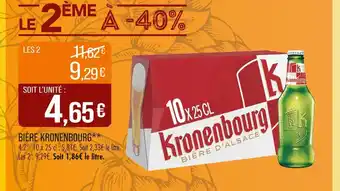 Match BIÈRE KRONENBOURG offre