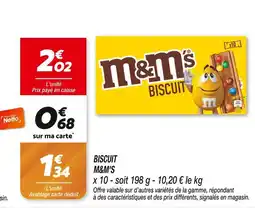 Netto M&M'S Biscuit offre