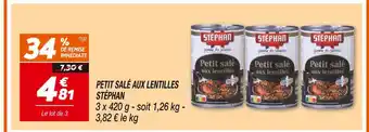 Netto STÉPHAN Petit salé aux lentilles offre