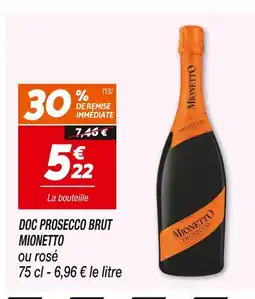 Netto MIONETTO DOC Prosecco brut ou rosé offre