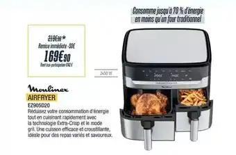 Proxi Confort Moulinex - airfryer e7090220 offre