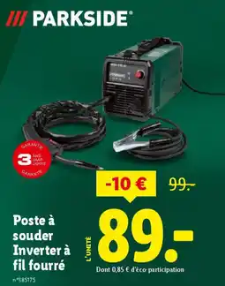 Lidl Poste à souder Inverter à fil fourré offre