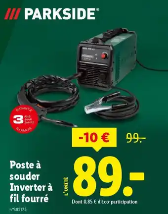 Lidl Poste à souder Inverter à fil fourré offre