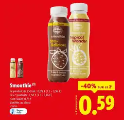 Lidl Smoothie offre