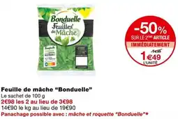 Monoprix Bonduelle Feuille de mâche offre