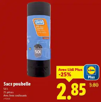 Lidl Sacs poubelle offre