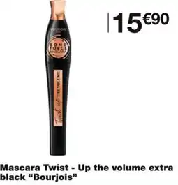 Monoprix Bourjois Mascara Twist - Up the volume extra black offre