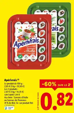 Lidl APERIVRAIS offre
