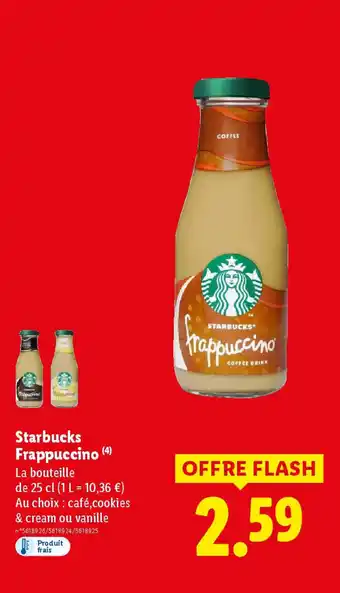 Lidl STARBUCKS® Frappuccino offre