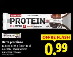 Lidl NUTREND Barre protéinée offre