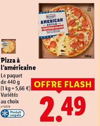 Lidl MCENNEDY Pizza à l'américaine offre