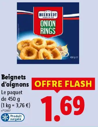 Lidl MCENNEDY Beignets d'oignons offre