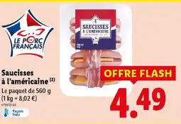 Lidl MCENNEDY Saucisses à l'américaine offre