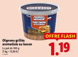 Lidl MCENNEDY Oignons grillés aromatisés au bacon offre