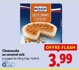 Lidl MCENNEDY Cheesecake au caramel salé offre