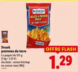 Lidl MCENNEDY Snack pommes de terre offre