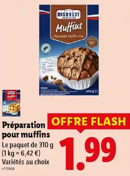 Lidl MCENNEDY Préparation pour muffins offre