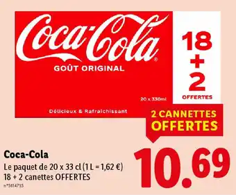 Lidl COCA-COLA offre