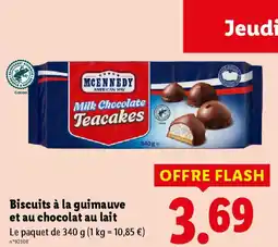 Lidl MCENNEDY Biscuits à la guimauve et au chocolat au lait offre