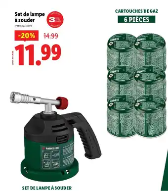 Lidl Set de lampe à souder offre