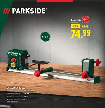 Lidl PARKSIDE® Tour à bois offre