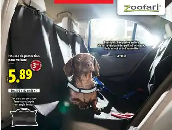 Lidl ZOOFARI Housse de protection pour voiture offre