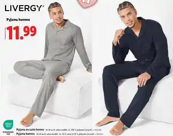 Lidl LIVERGYⓇ Pyjama homme offre