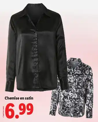 Lidl Chemise en satin offre