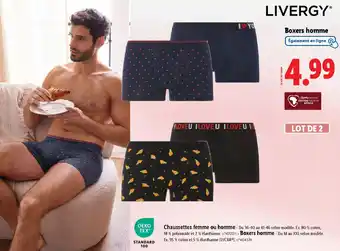 Lidl LIVERGYⓇ Boxers homme offre