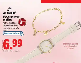 Lidl AURIOL® Parure montre et bijou offre