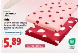 Lidl LIVARNO HOME Plaid offre