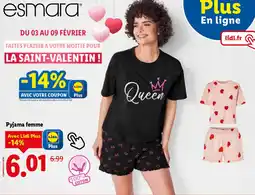 Lidl ESMARA Pyjama femme offre