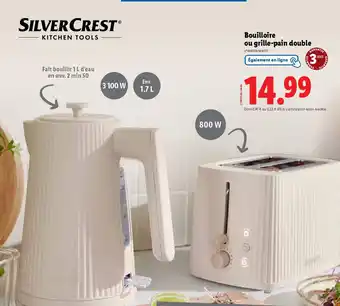 Lidl SILVERCREST® Bouilloire ou grille-pain double offre