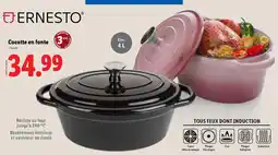 Lidl EJERNESTO Cocotte en fonte offre