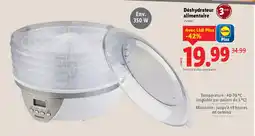 Lidl Déshydrateur 3 alimentaire offre